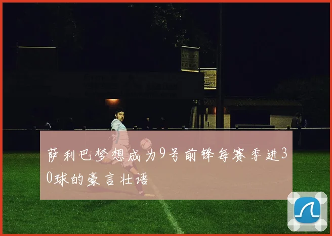 萨利巴梦想成为9号前锋每赛季进30球的豪言壮语